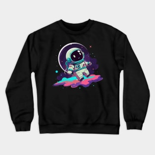 A Little astronaut lost in space Crewneck Sweatshirt